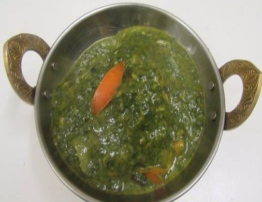 Agneau palak + riz basmati