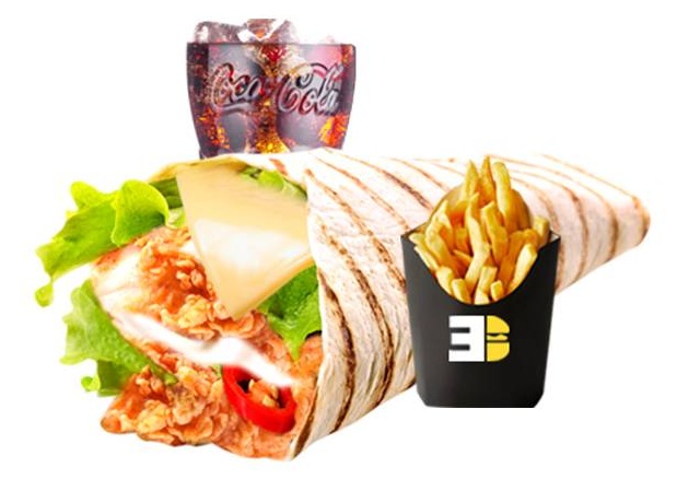 Menu wrap chicken