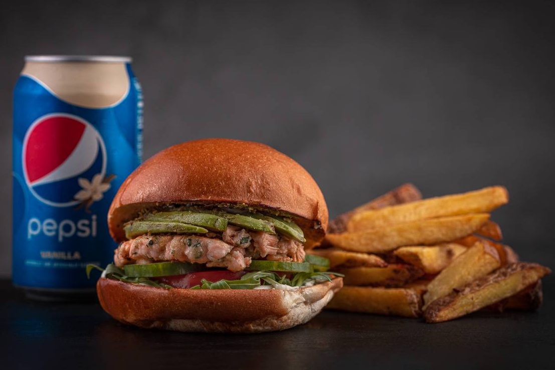 Menu Salmone burger
