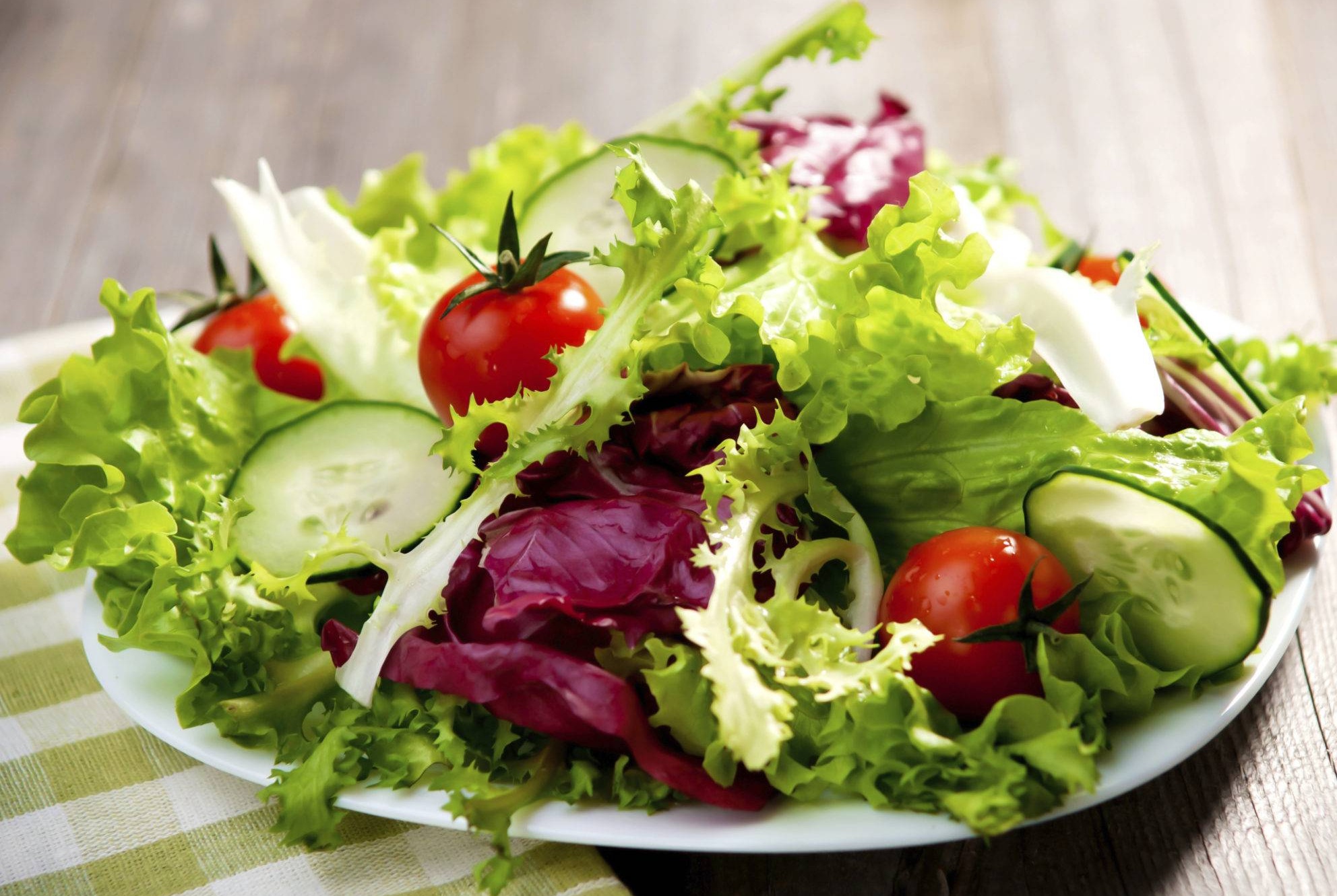 Light petite salade mixte