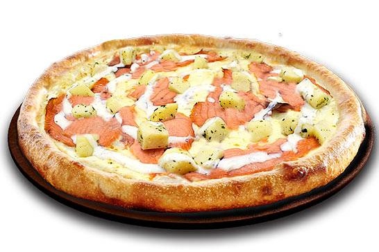 Pizza suprême saumon