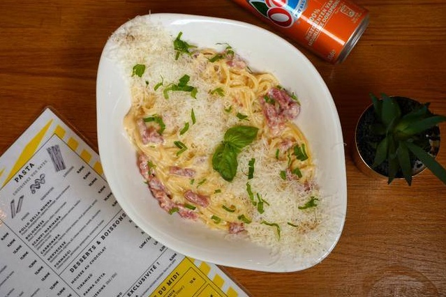 Menu Pâtes