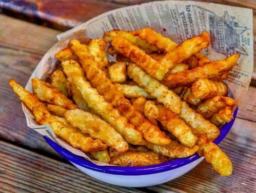 Frites crinkel au 10 epices 🍟🍟