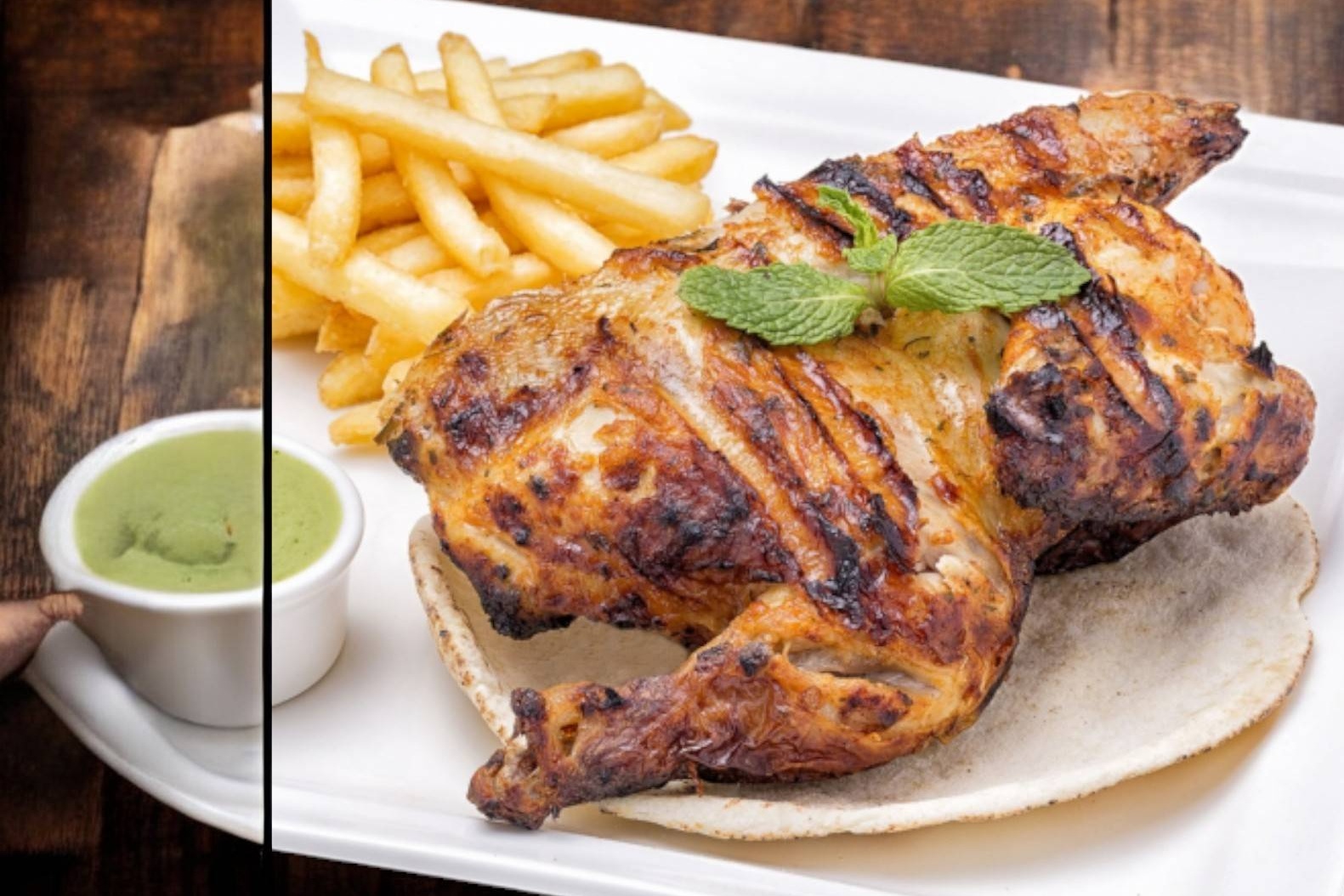 Demi-poulet tandoori🐓🍗