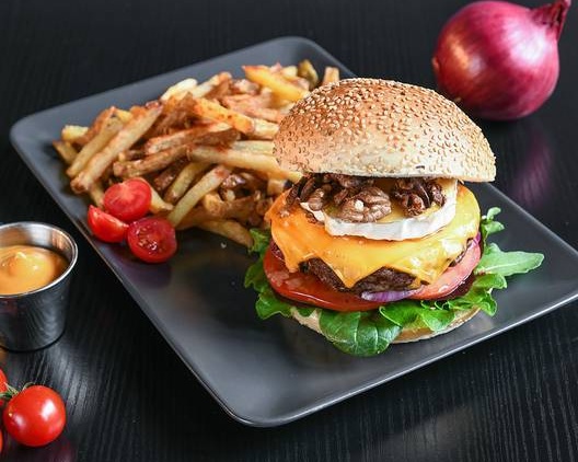 Menu chèvre burger