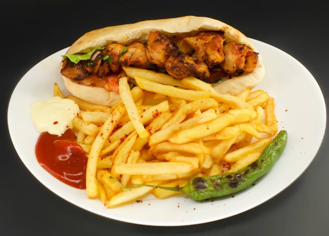 🌯Sandwich brochette de poulet🌯