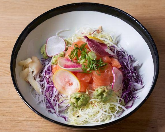 Donburi saumon