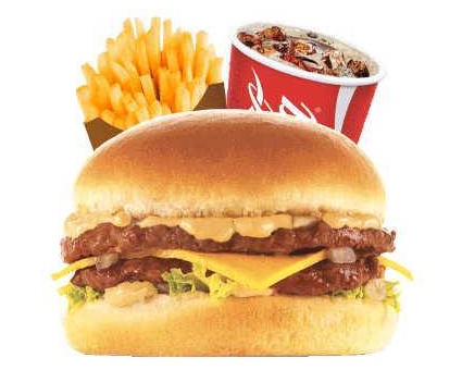 Menu le double Boursin burger