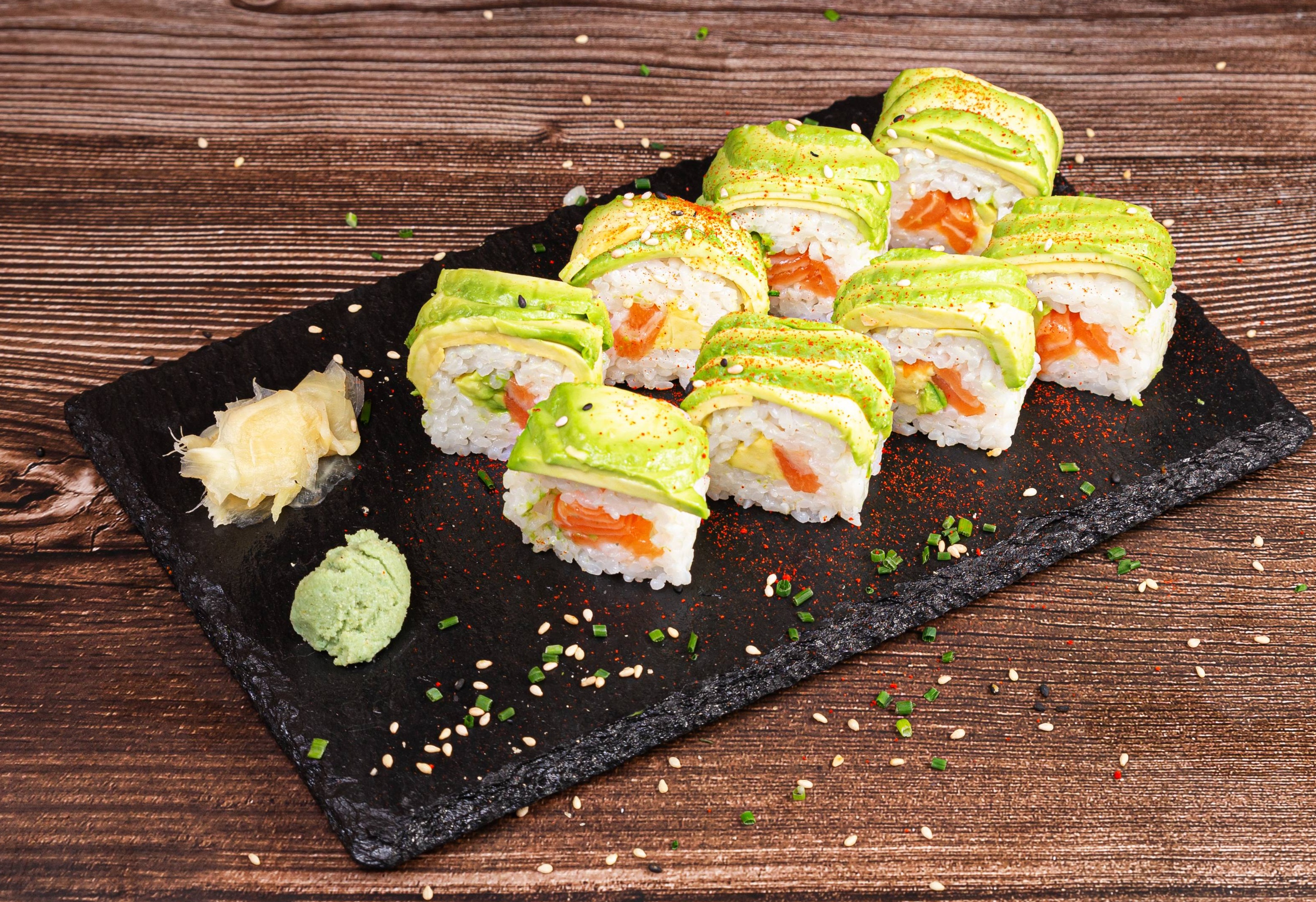 AVOCADO ROLL'S  Saumon/Avocat