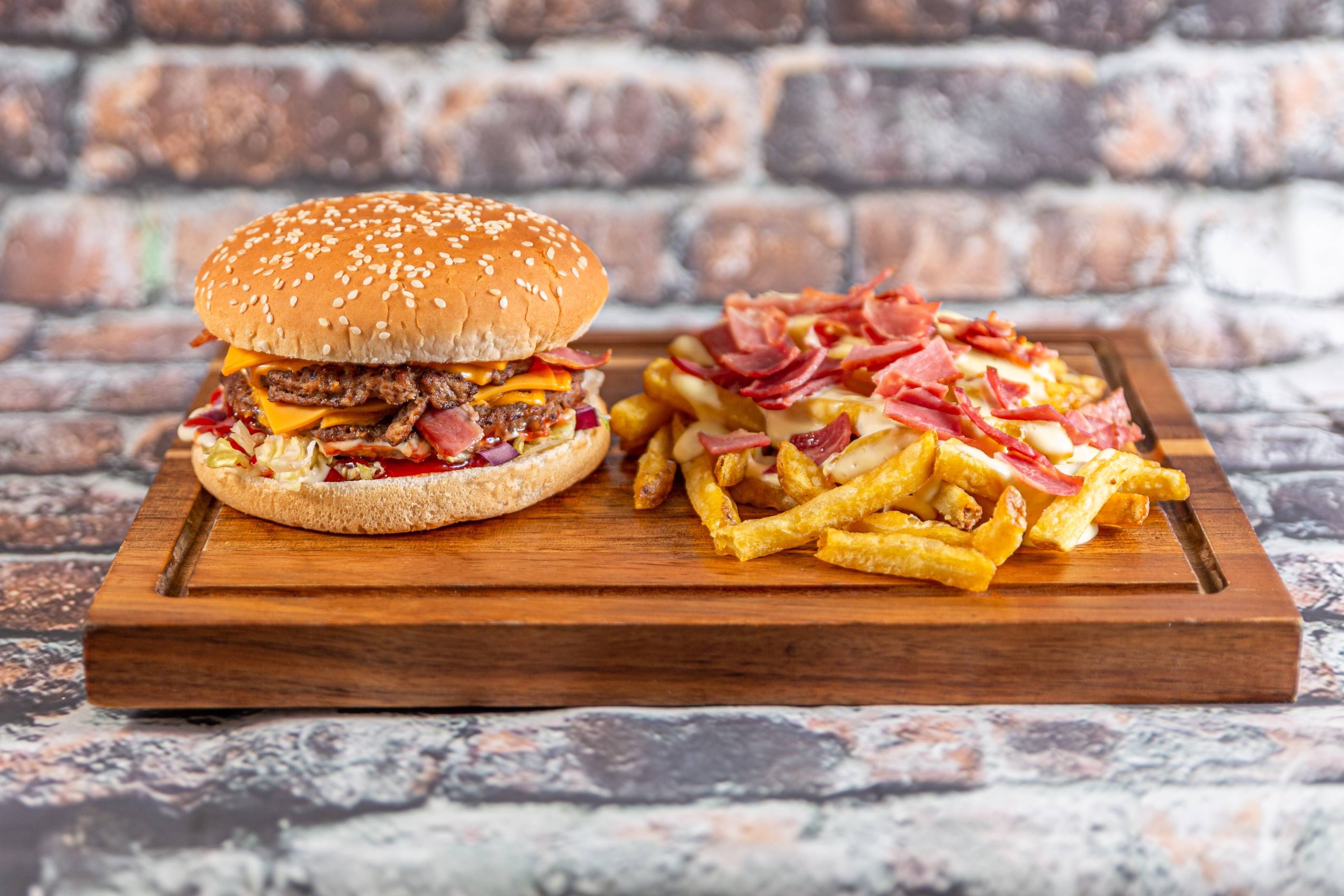 Menu Double Bacon