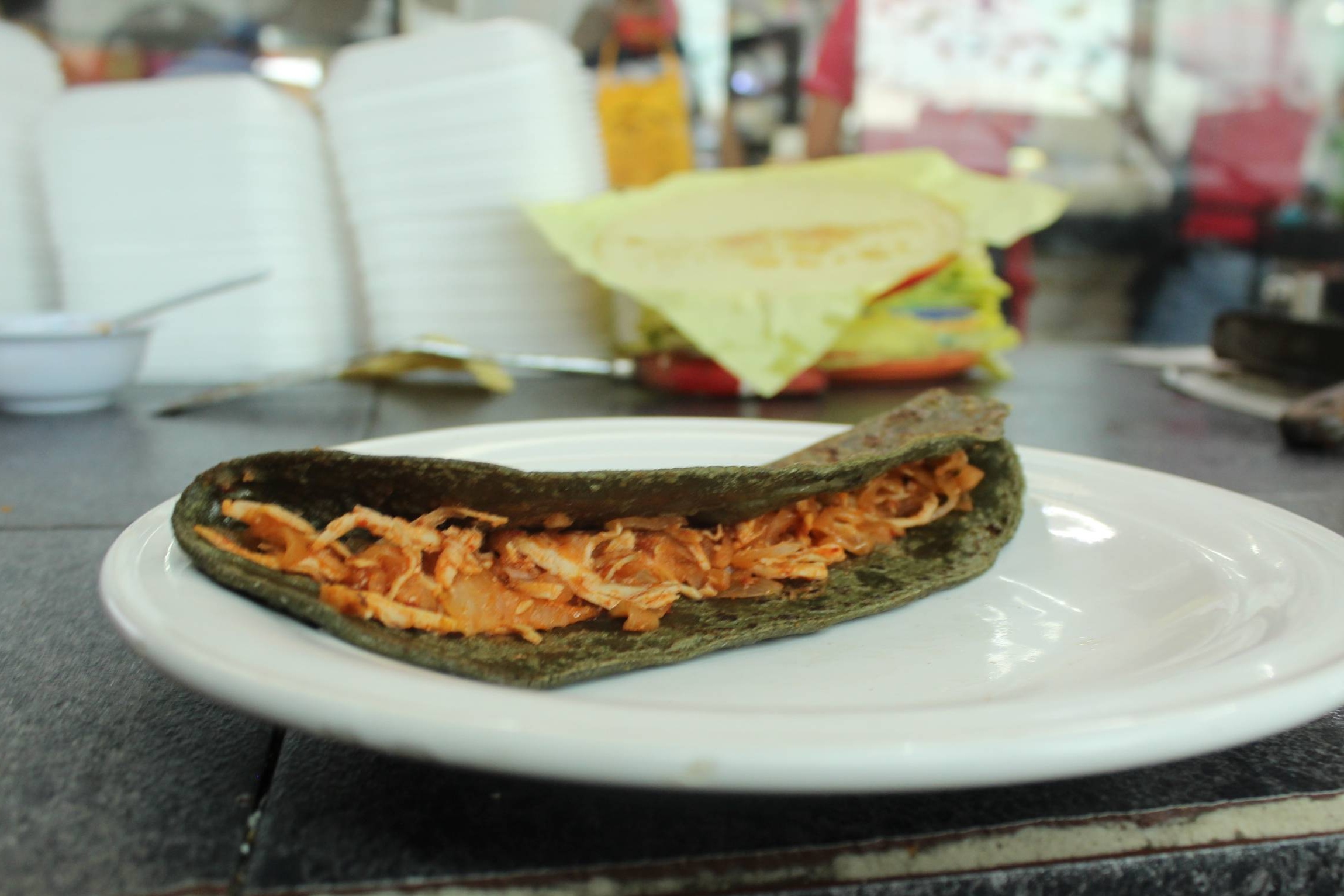 Quesadilla de Tinga de Pollo