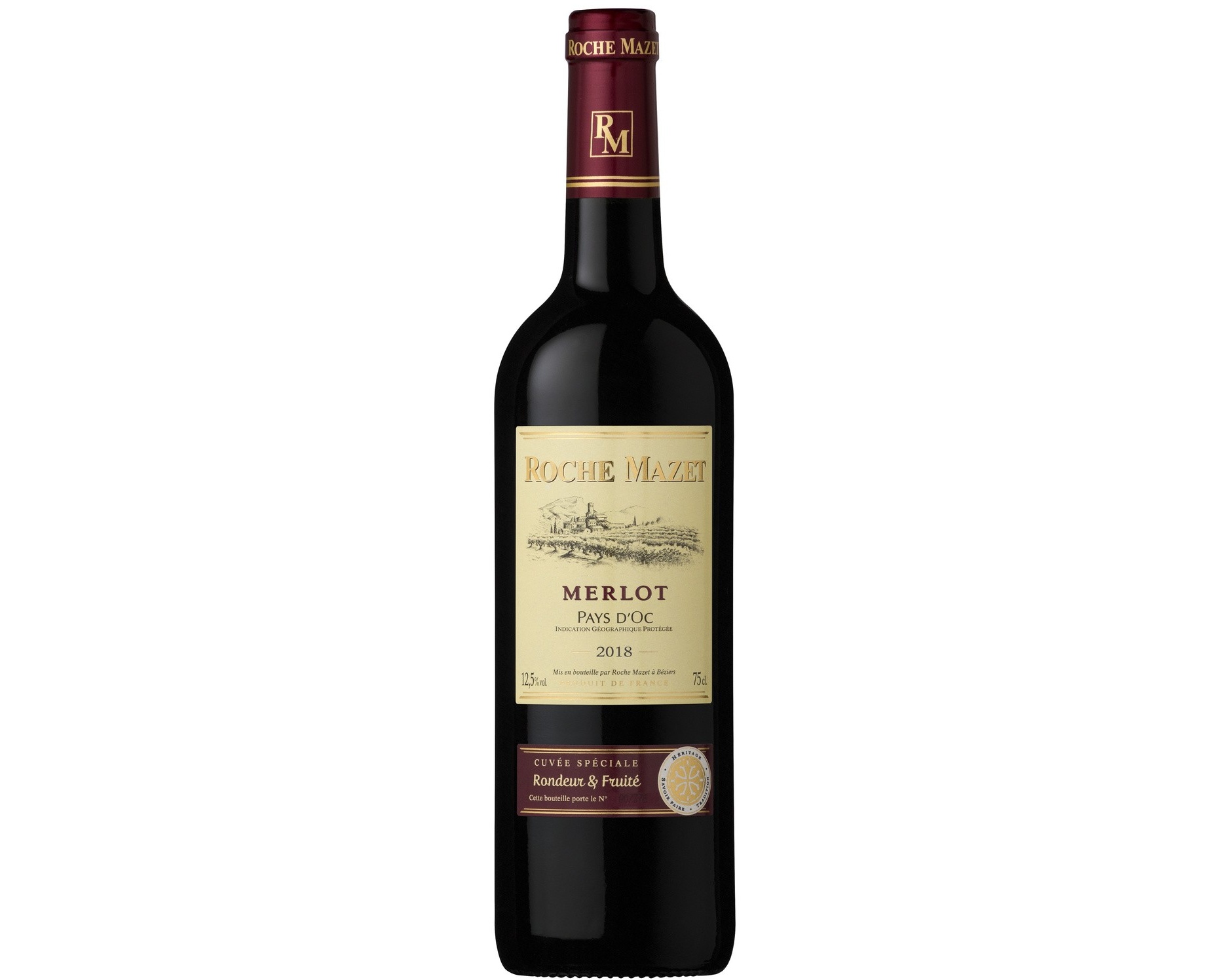 Vin Rouge MAZET  Pays d'Oc merlot
