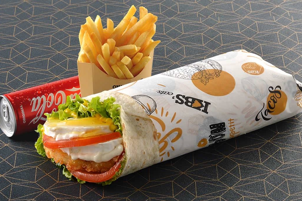 Menu wrap chèvre miel