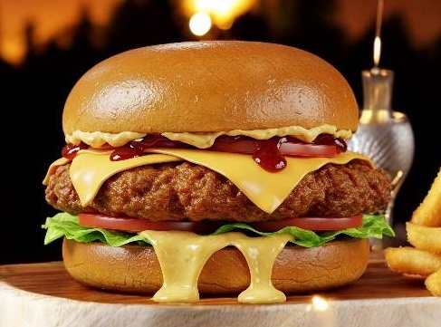 🍟  🍔 🥤 Menu Rouen Chicken Burger