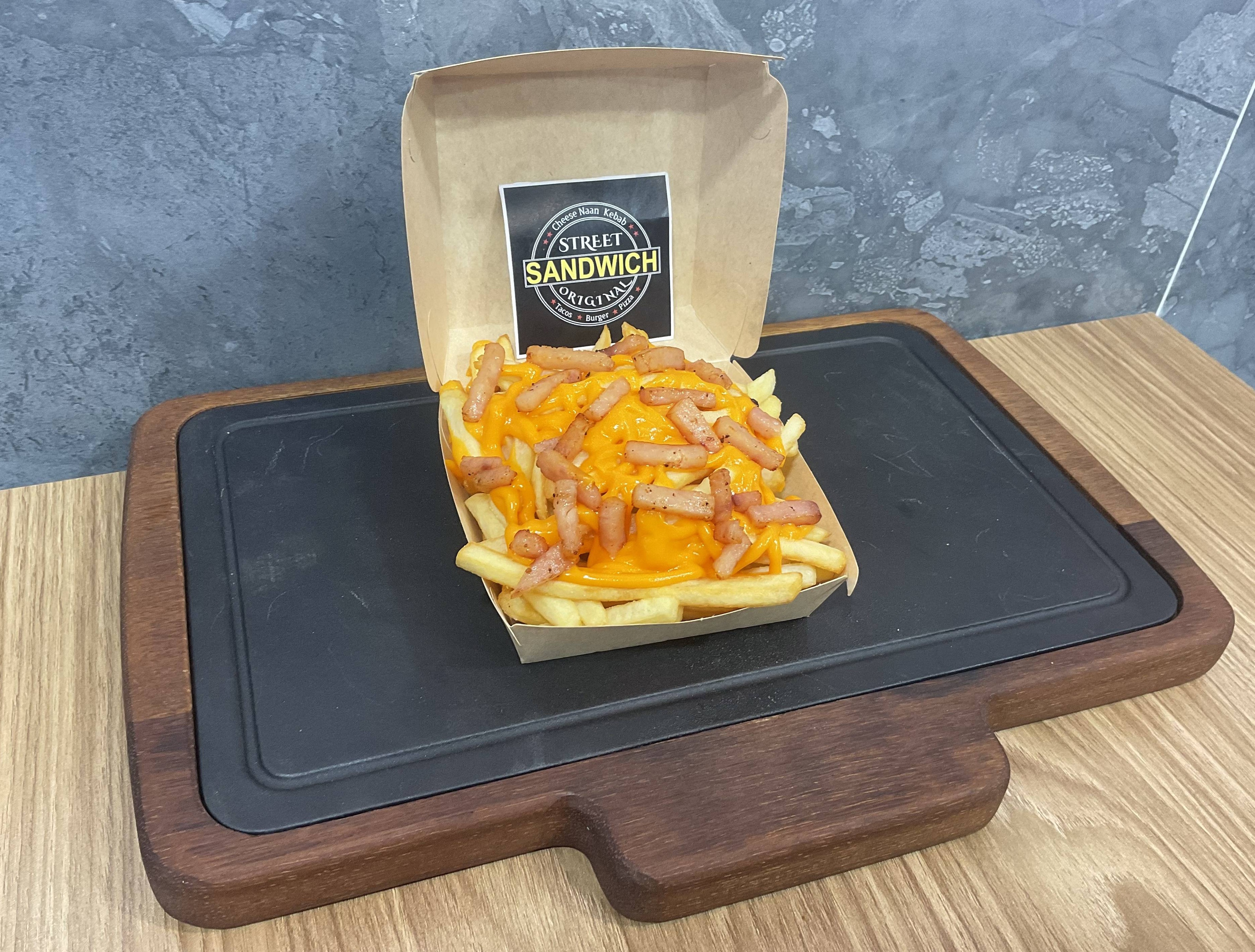 Frites Lardon Cheddar