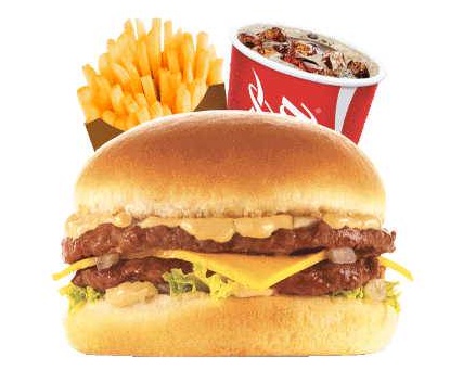 Menu maxi cheese burger