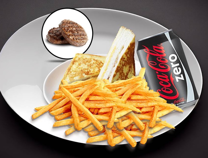 Menu Croque Mr au Steak
