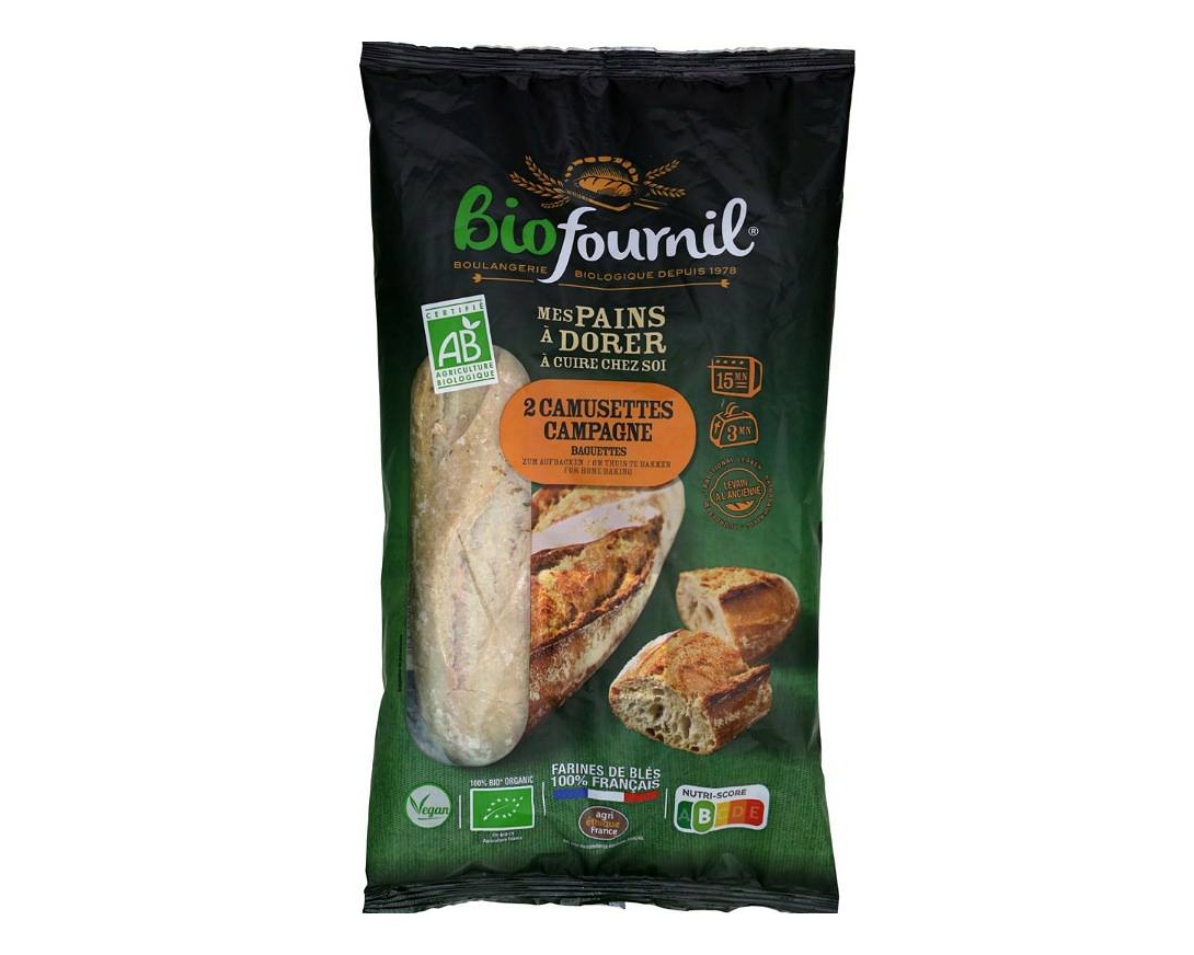 Pains campagne bio x2 précuitee