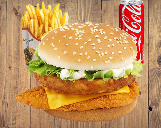 Menu chicken burger