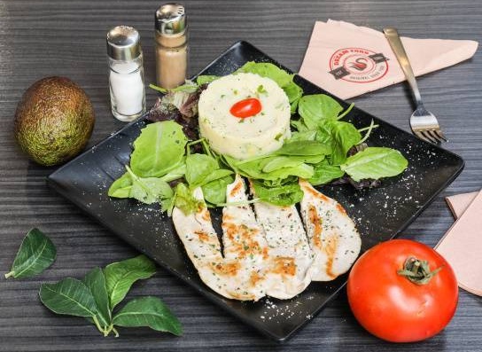 Plat d'escalope forestière