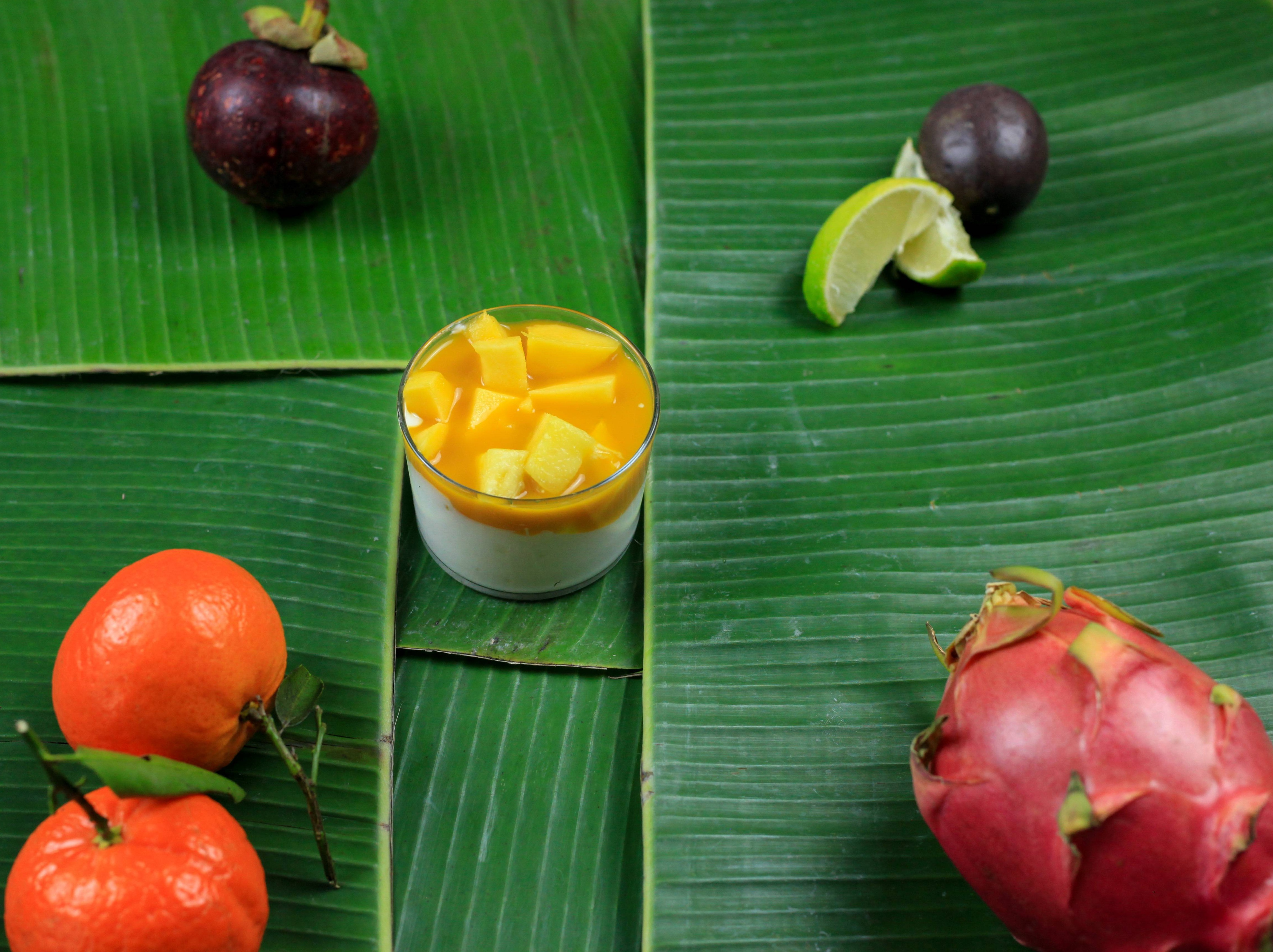 Fromage allégé aux fruits exotiques