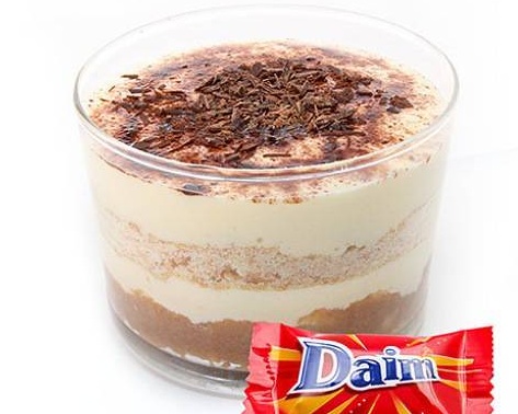 Tiramisu Daim caramel