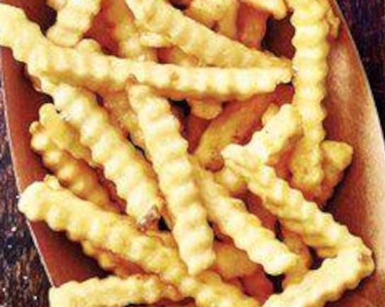 Frites crinkles