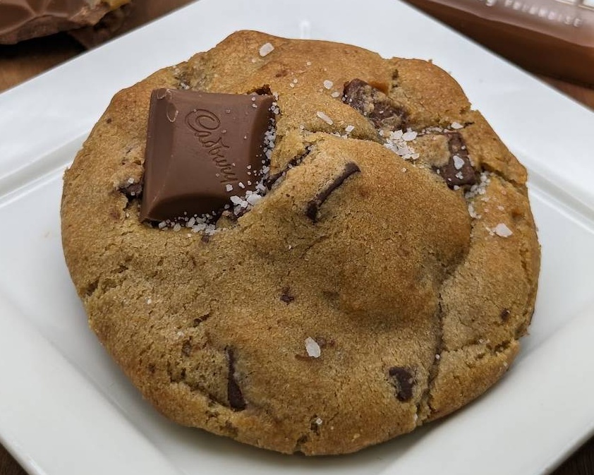 Salted Caramilk Chocolate Chunk Cookie