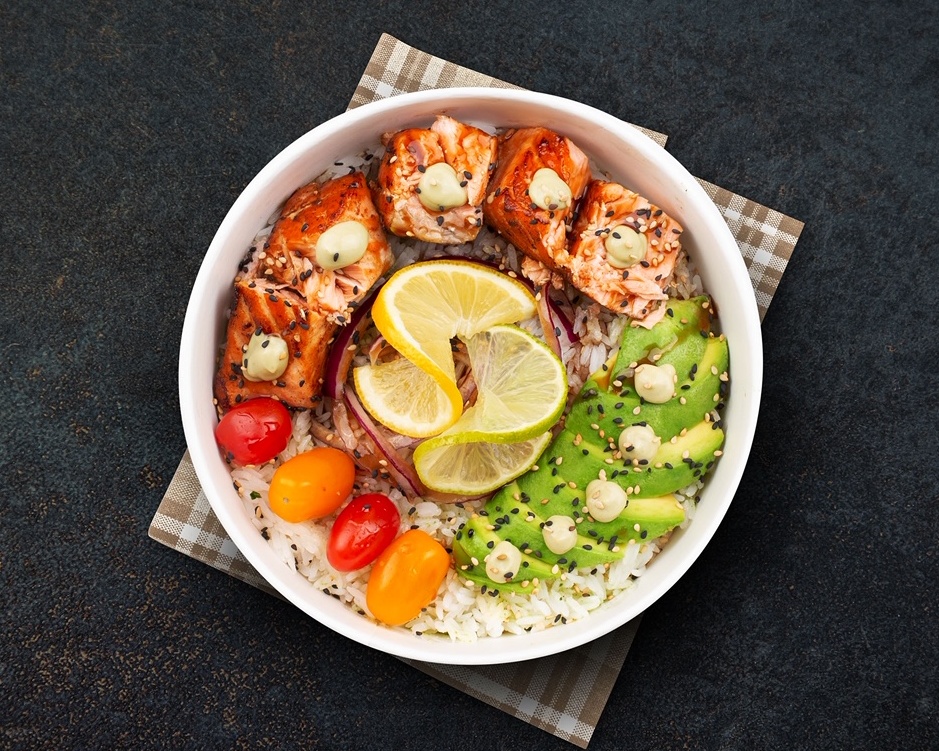 Poké saumon