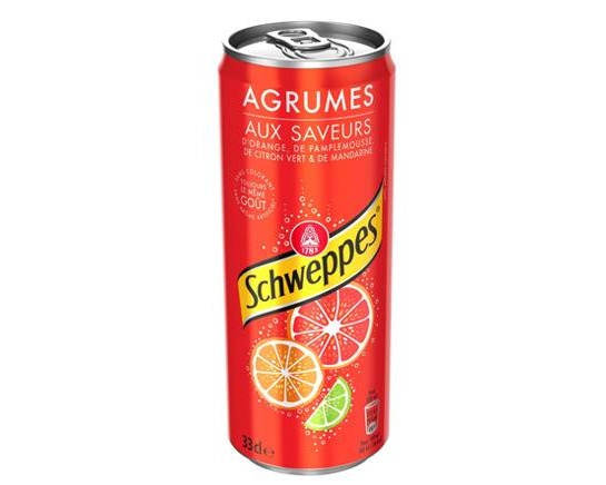 Schweppes agrumes 33cl