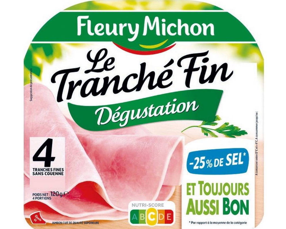 Fleury Michon le tranche fin x4