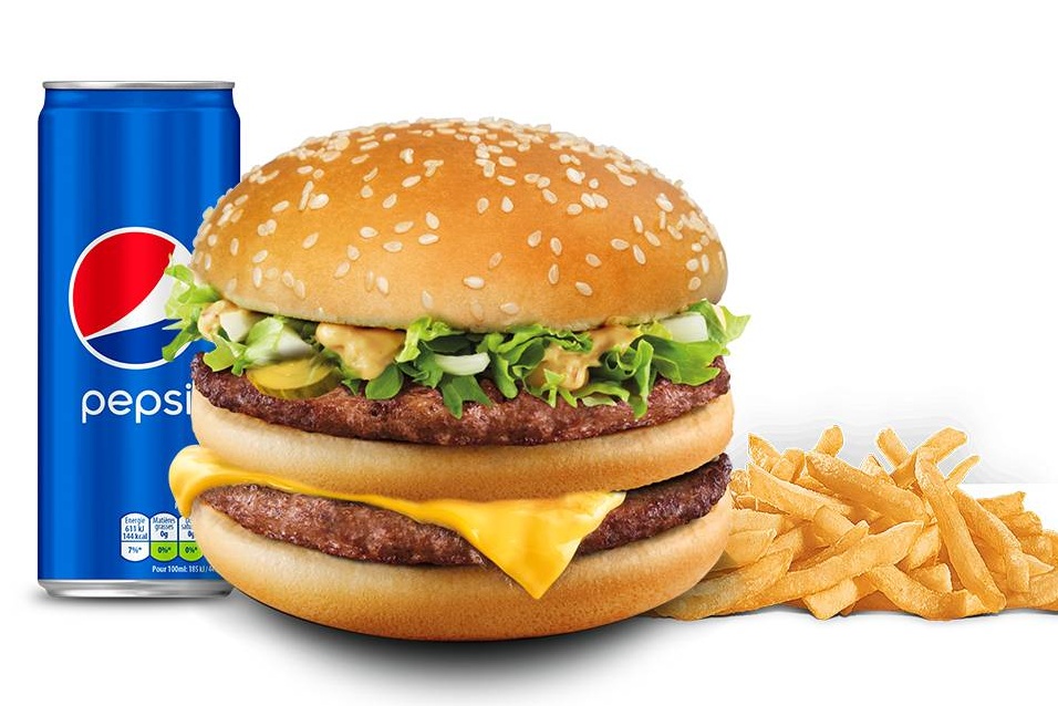 Menu Big M burger