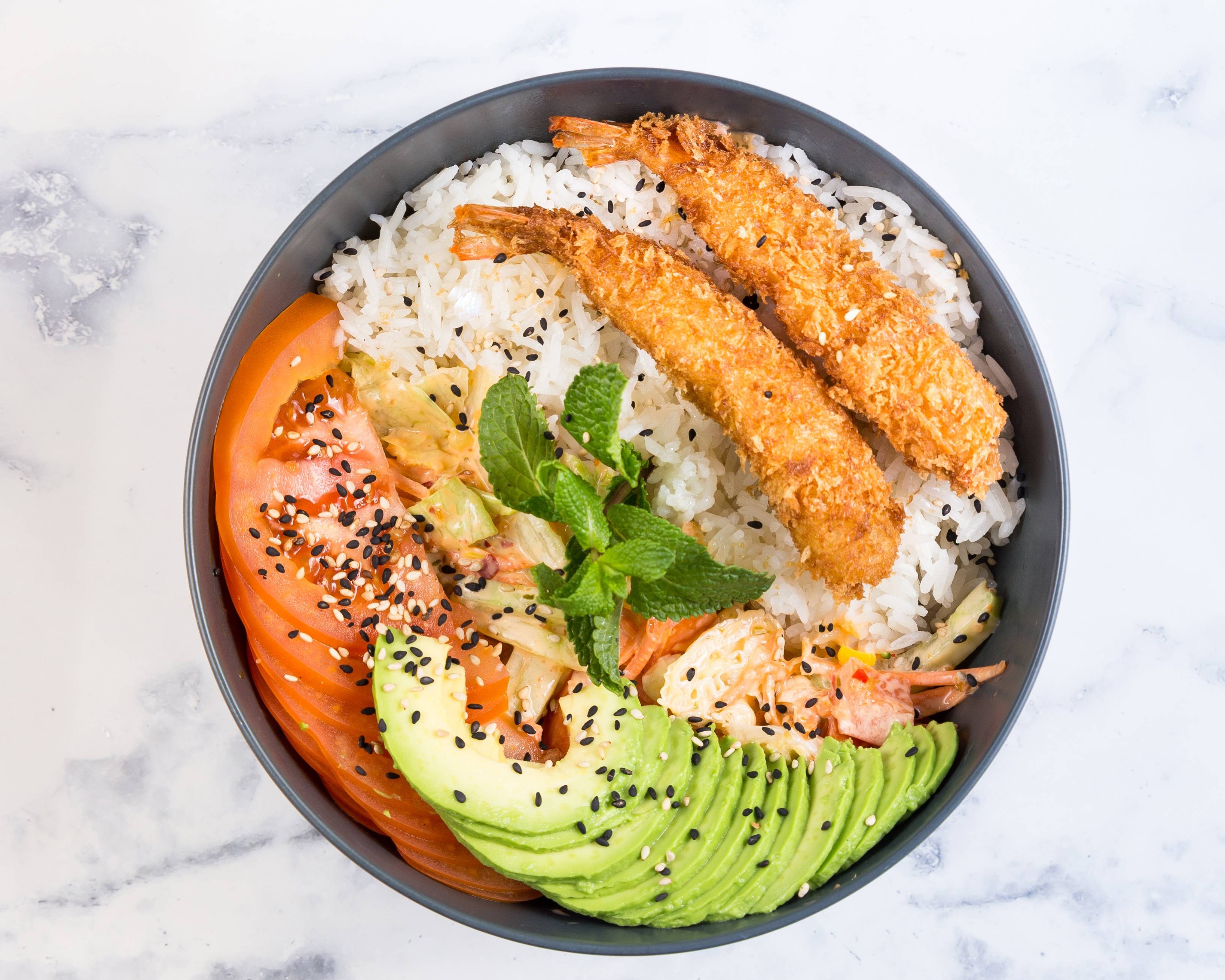 Salades thai tempura