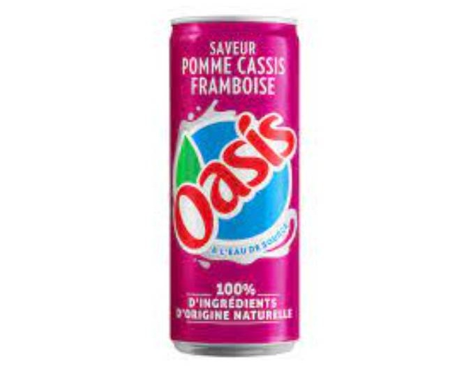 🥤🥤 Oasis pomme cassis framboise