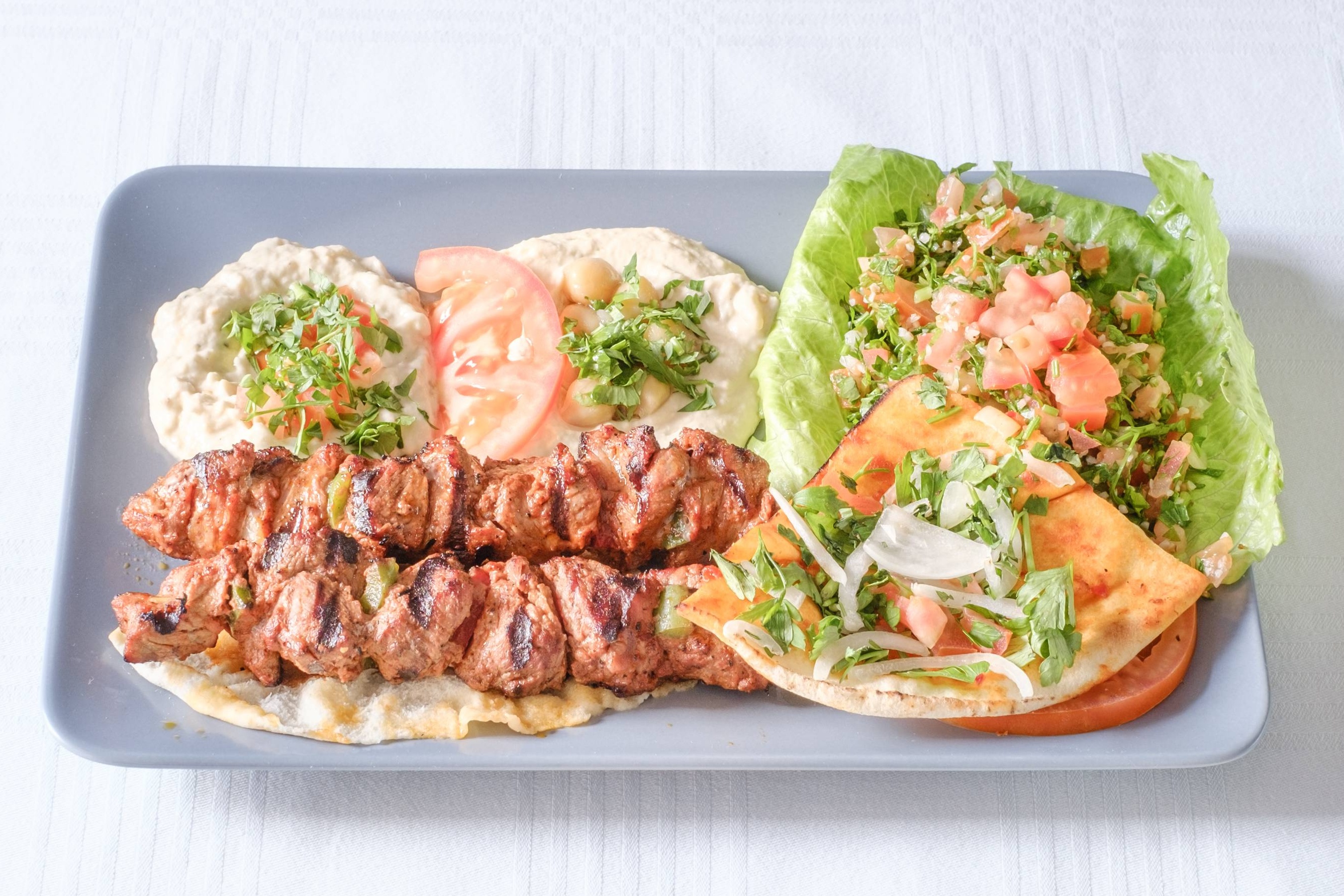 Assiette grillade d'agneau