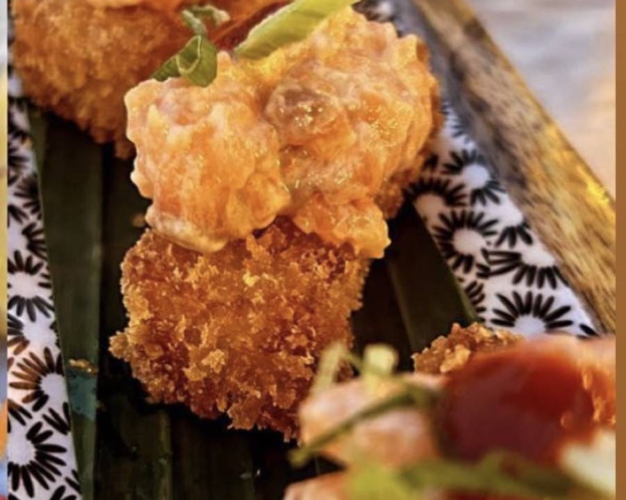 Crispy, saumon, avocat