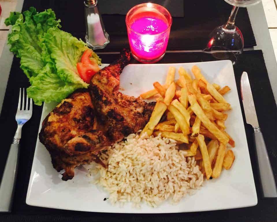 DEMI POULET BRAISE