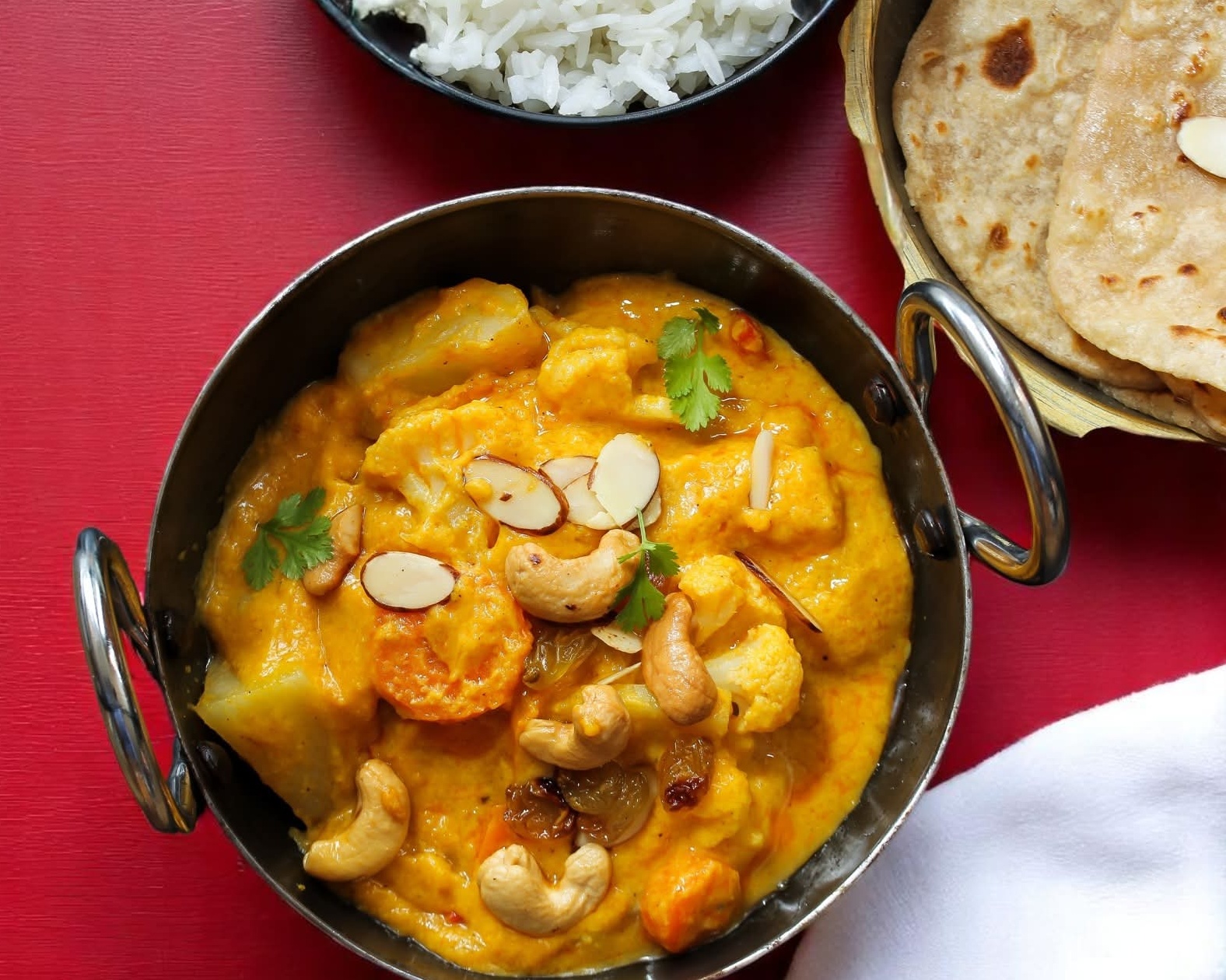 Plat crevettes shahi korma