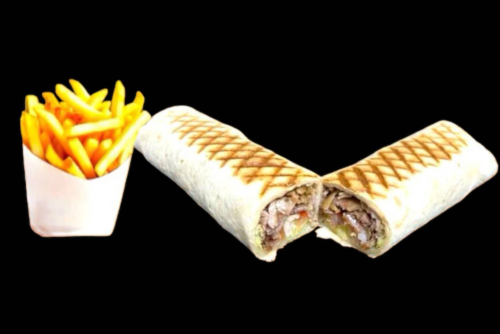 Galette kebab + Frites T N ROLL
