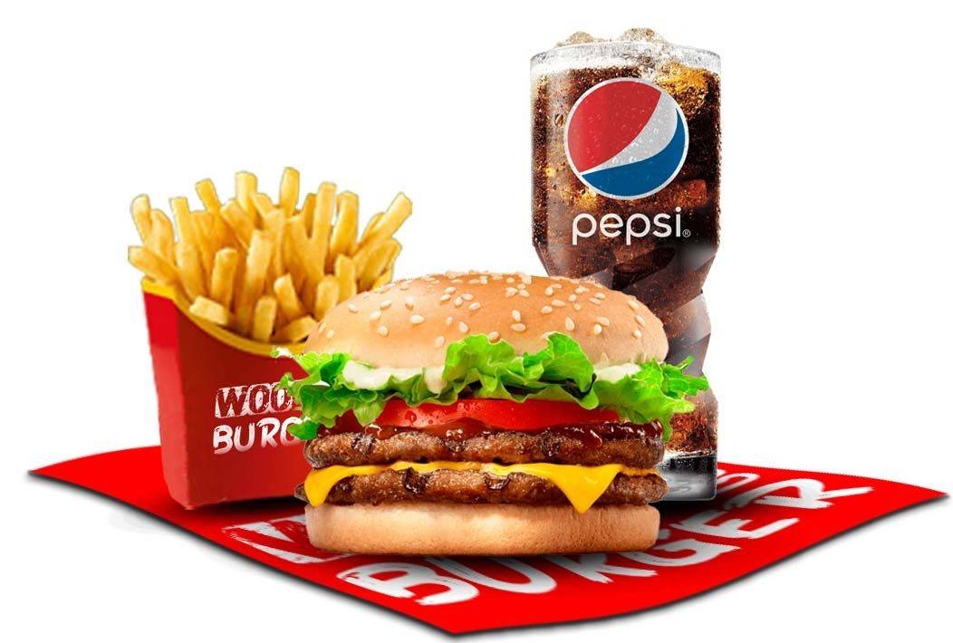 G2. Double wooper burger