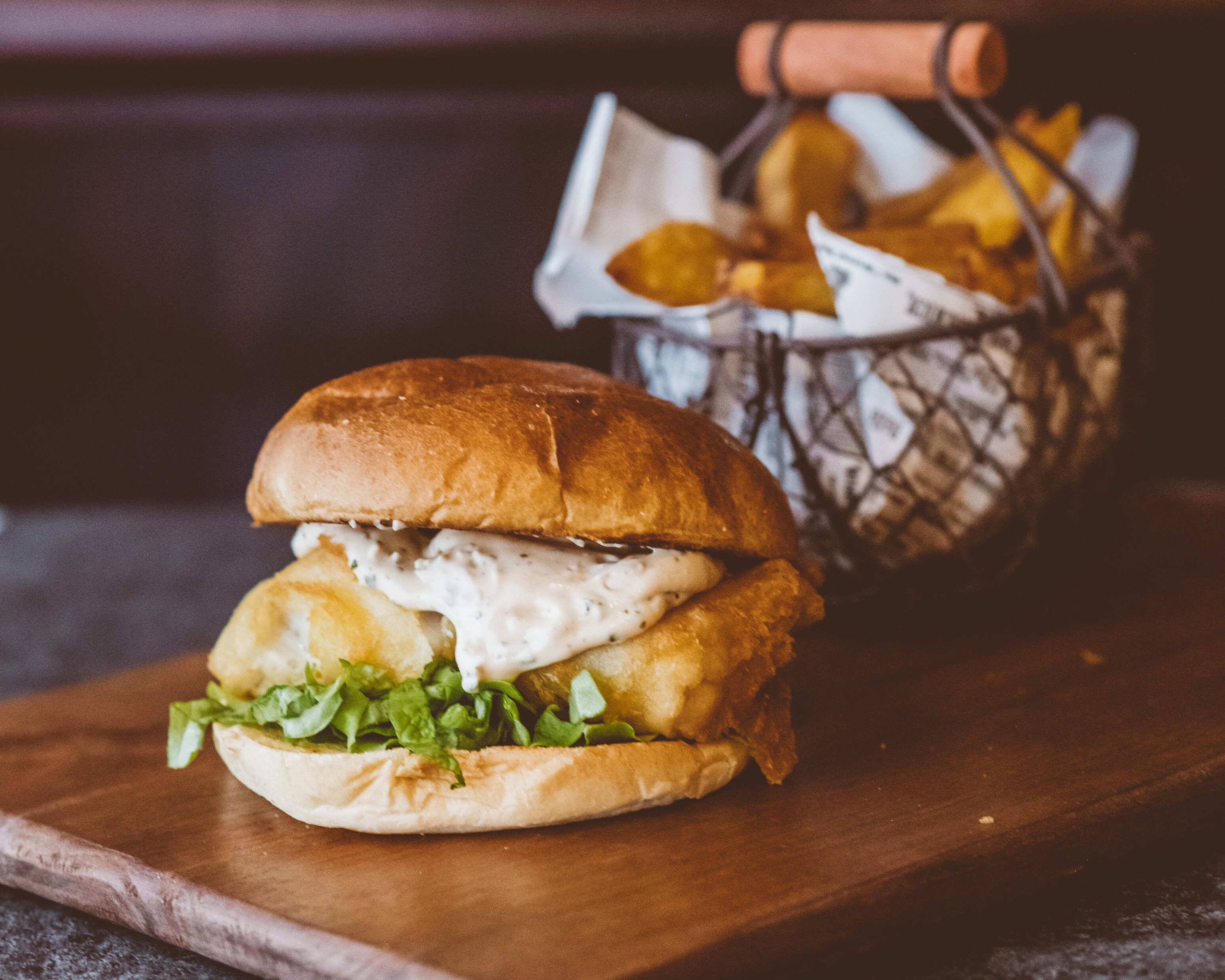 Fish Fried burger