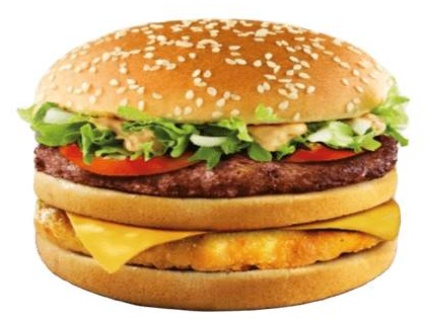🍔Double mix burger🍔