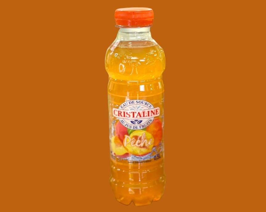 Cristaline pêche 50cl
