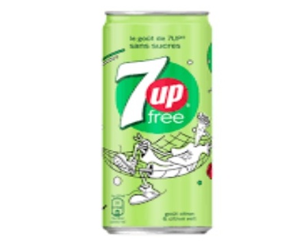 Seven up  free sans sucre 33cl