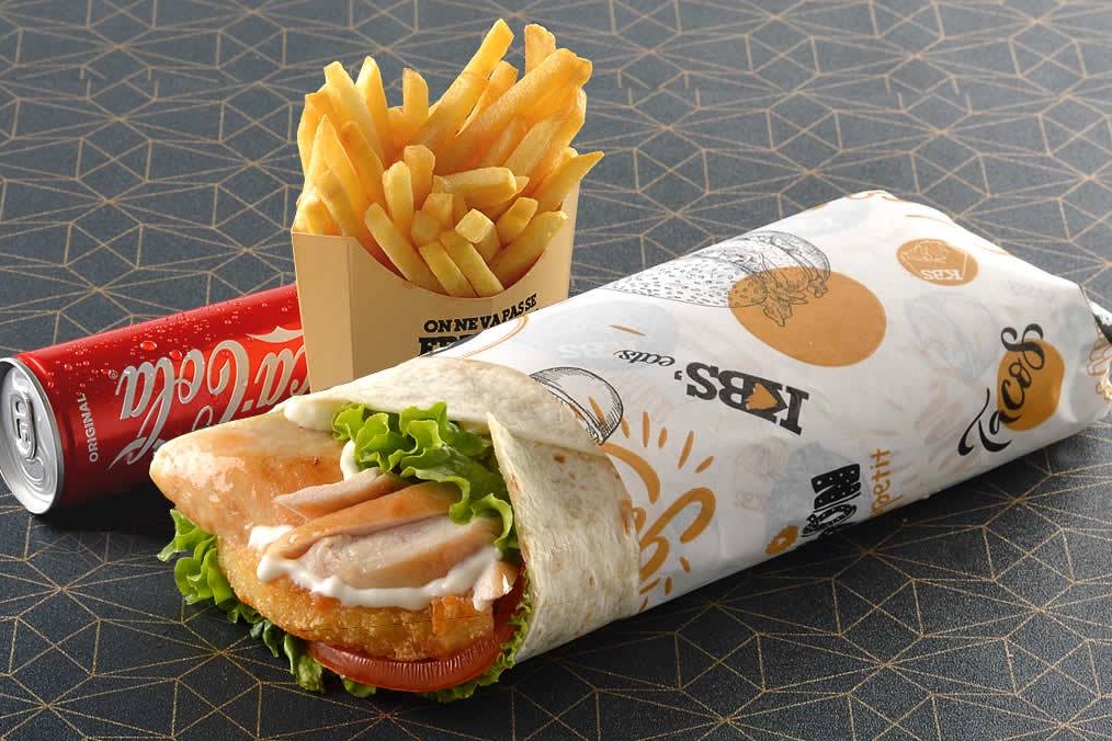 Menu wrap chicken