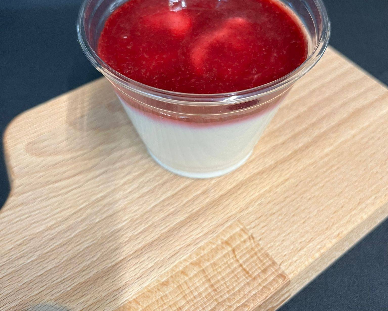 Fromage blanc coulis de fruit artisanal