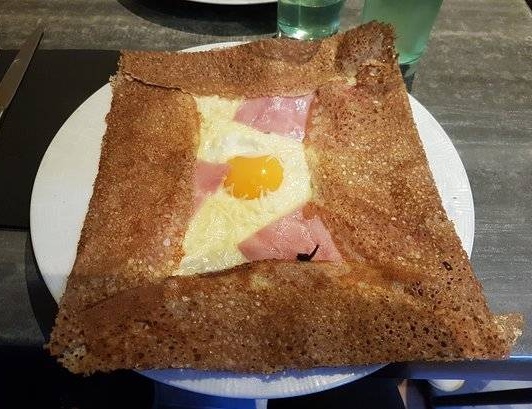 Crêpe salée jambon