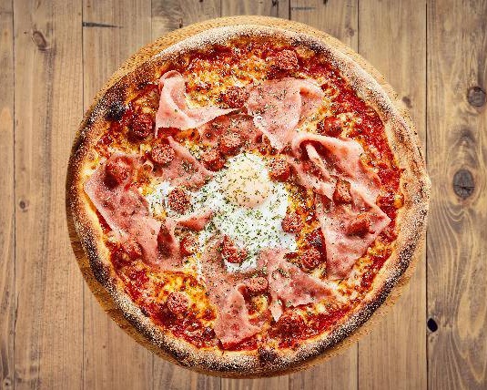 Pizza salmone
