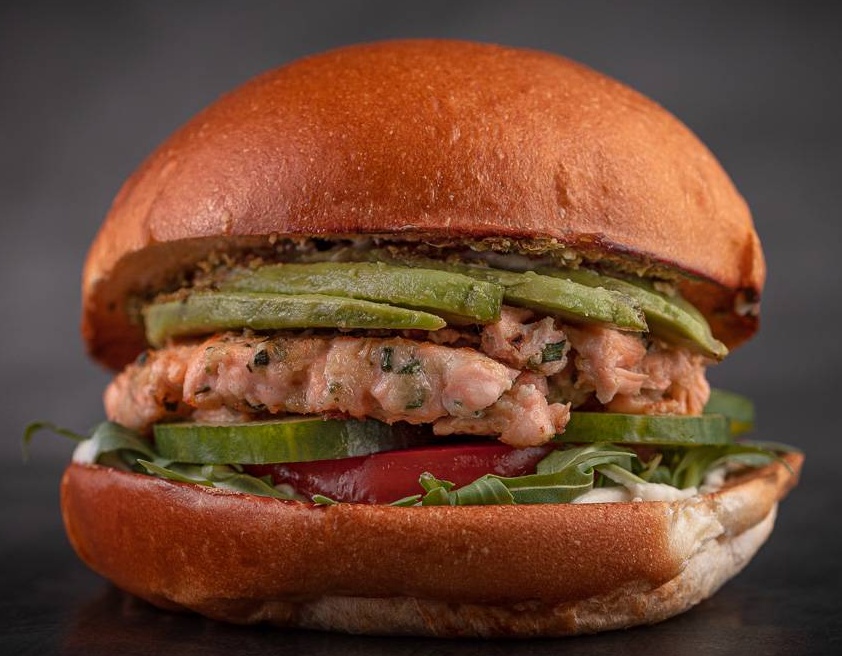 Salmone burger