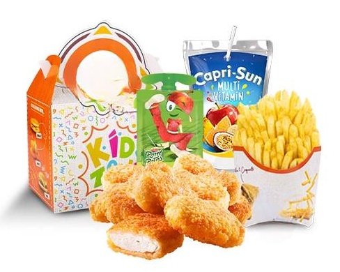Menu enfant nuggets
